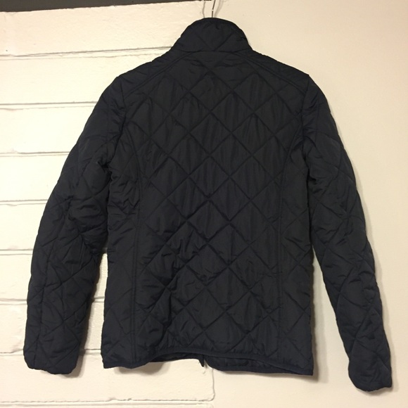 *J. CREW Factory* Quilted Navy Jacket - Picture 4 of 6